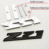 AABKA1 3D Metal Logo Z71 OFF ROAD Car Sticker Trunk Embelem Front Grille Badge For Chevy Chevrolet Silverado Colorado Tahoe Accessories