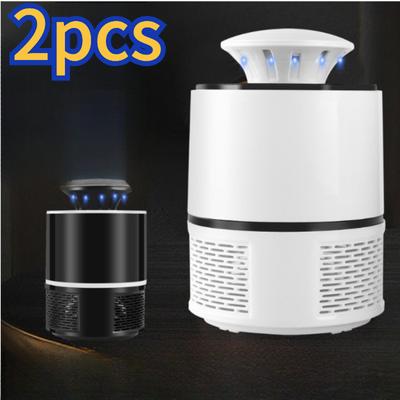 2PCS Automatic Sensors for Indoor Insects and Flying Fruit Fly Mosquitoes,silent Mosquito Repellent, Light Touch Adhesive Mosquito Killer Lamp