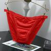 European & American Milk Silk Plus Size Women's Low-Waist High-Cut Panties