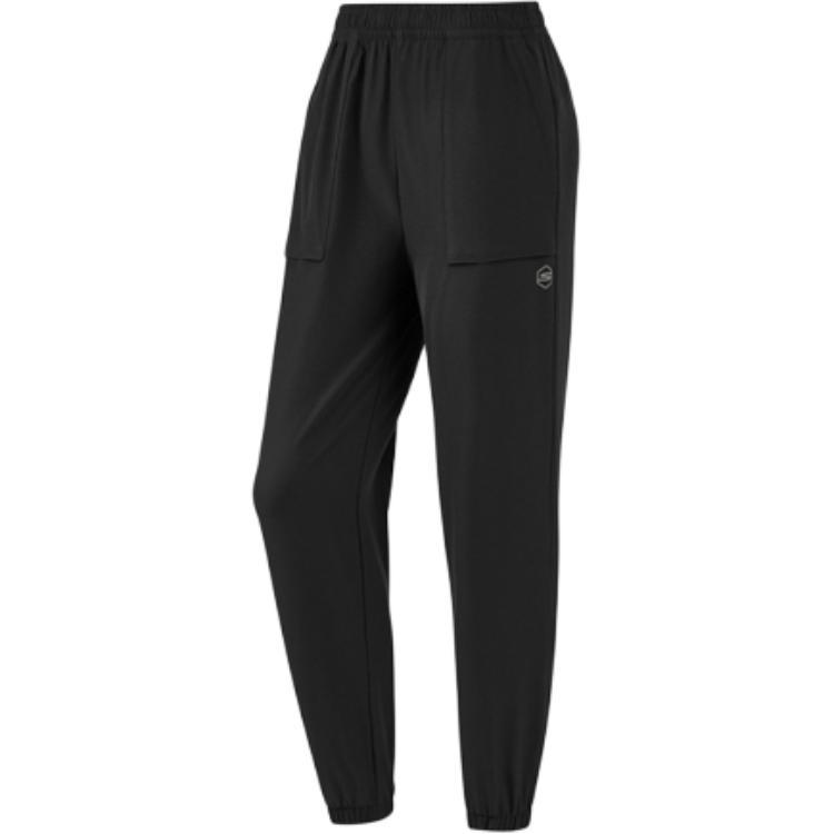 Skechers Comfort Sports Series Simple Versatile UV Protection Cuffed Solid Color Casual Pants Women bottoms Carbon-Black P324W012-0018 S