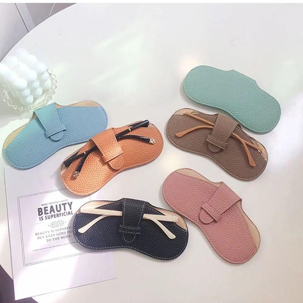 

Soft Sunglasses Cover Pouch Slim Eyewear Sleeve Spectacle Case Leather Glasses Case Men
