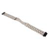 Watch Band Replacement Stainless Steel Dual Buckle 24mm for Garmin Fenix 7S 6S 5S Silver