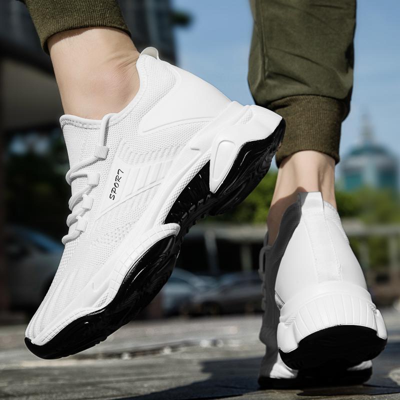 Fashion Summer Sports Inner Heightening Shoes Sneakers Men Elevator Shoes Height Increasing Shoes for Man Insoles 8CM Hidden Heels