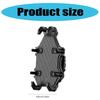 Motorcycle Phone Mount Holder Bike Phone Holder, Motorcycle Handlebar Cellphone Clamp,AntiShake Phone Mount