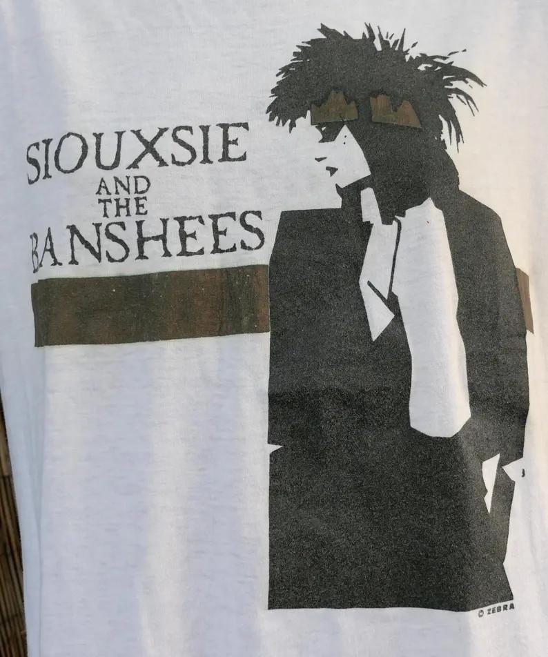 

Винтажная футболка 80-х 1986 года SIOUXSIE & The Banshees Тур по США EN530 Унисекс XXXXL