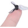 32pcs 31mm 3-Blade Props with 1.0 mm Shaft Micro Whoop Drone Propellers for Tiny Whoop FPV Racing Whoop Like iFlight A65 Quadcopter(Grey and