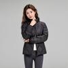 Womens Lightweight Hooded Down Jacket White Duck 91% Fill Power Casual Office Wear Fall Winter
