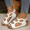 Women Sandals 2026 New Summer Beach Sandals Women  Casual Wedges Footwear Summer Shoes Soft Heeled Sandals Woman
