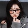Popular Women Korean Style Gradient Myopia Glasses Blush Glasses Nearsighted Glasses
