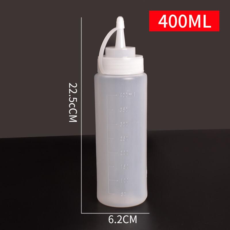 CNMF White Squeeze Dispenser Bottles with Narrow Spout, 5-Pack