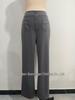 2024 Women's High-Waist Casual Straight Pants with Elastic Belt & Multiple Pockets