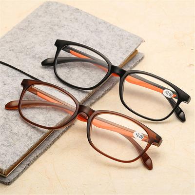 Reading Glasses Men Women Rectangle Frame Clear Lens Eyeglasses Presbyopic Ultralight Diopter Male Sight 1.0 1.5 2.0 2.5 To 4.0