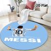 Messi Round Area Rug Carpet Rug For Living Room Bedroom Sofa Playroom Decor Nonslip Floor Mat