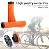1 Pair Bicycle Grip MTB Silicone Grip Ergonomic Anti-slip Bicycle Handlebar Cover Mountain Bike Riding Shockproof Handlebar Grip