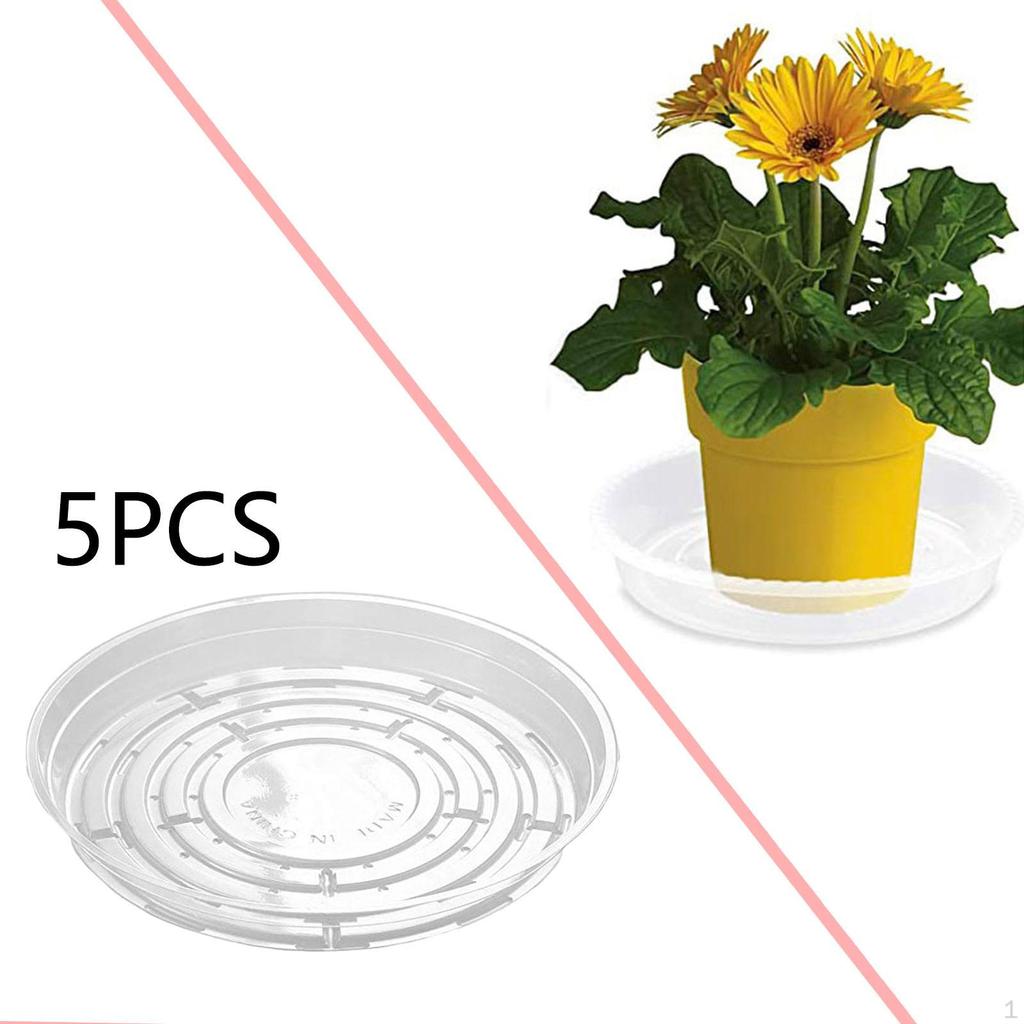 Plant Trays Lawn Courtyard Home Decor Balcony Round Windowsill Saucers 12inch