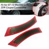 2x Car Front Bumper Reflectors For 07-13 BMW E92/E93 3-Series Coupe/Convertible