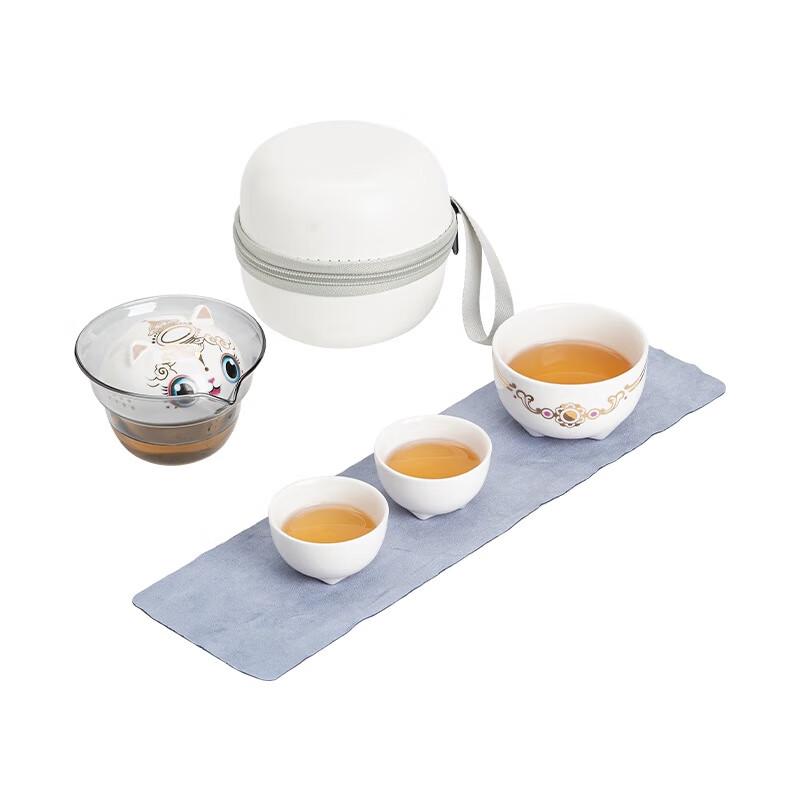 Burenshu Lucky Cat Pottery Tea Set