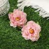 AWAYTR Fresh Pink Rosebud Flower Duckbill Hairpin Hair Clips Valentine Headwear Girl Hair Accessories Festival Gift