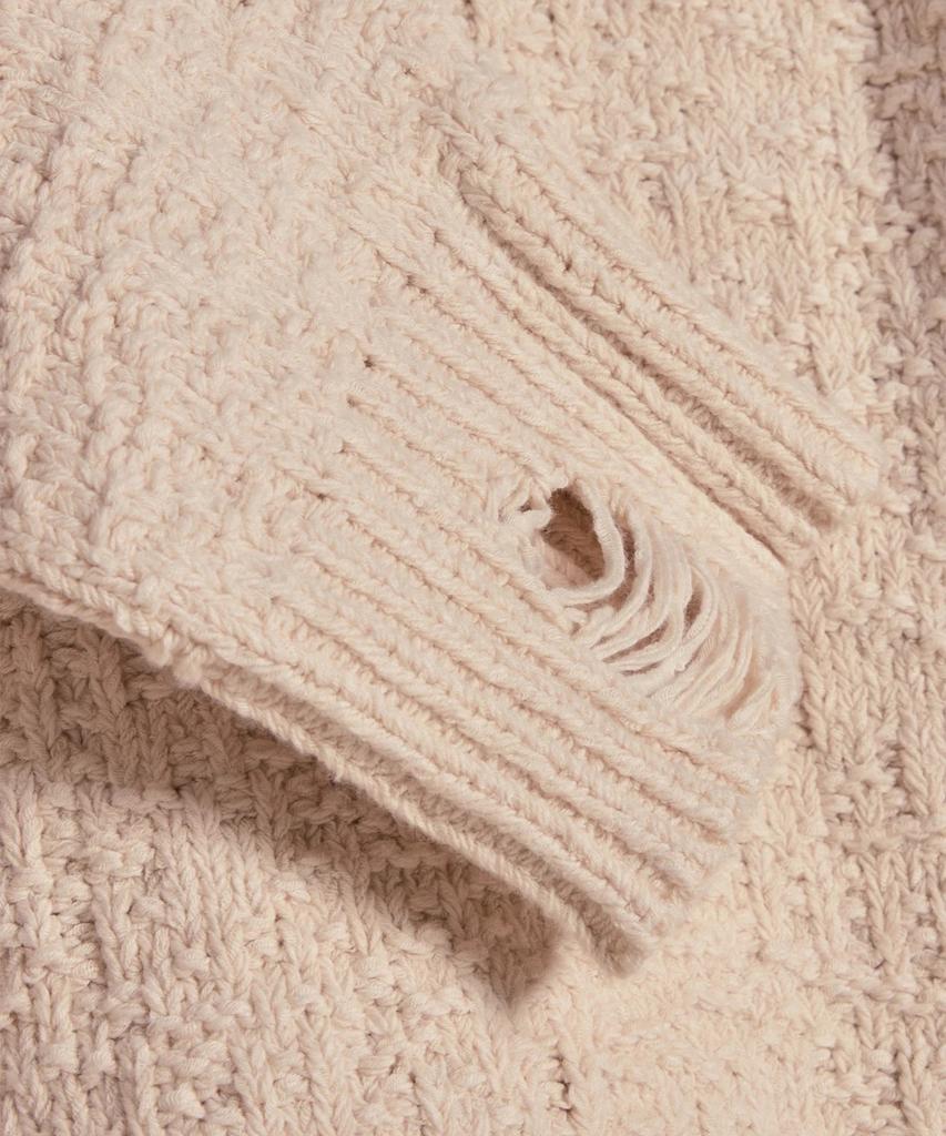 Holcheubeilleo Bird Knit Sweater Sand