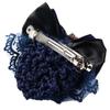 Rhinestone Bowknot Spring Clip Ribbon Nurse Hair Clip Sweet Hair Net Cover  Girls