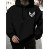 Christian Bible Verse Psalm 91:4 Print Men Women Hooded Sweatshirt Autumn Winter Outdoor Vacation Casual Loose Warm Sportswear