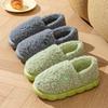 Warm Bag and Cotton Shoes, Non-slip Thick-soled Outer Wear In Winter 2025 New Indoor Home Plush Cotton Slippers
