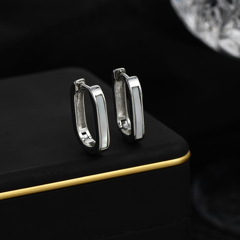 

Серьги-пряжки для ушей, геометрические квадратные серьги, нежный блеск, циркон, милые серьги, женская пряжка, модные украшения, женские аксессуары для подарков на вечеринку