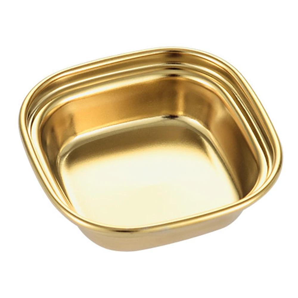 

Нержавеющая сталь Блюдо для приправ Кухня Еда Соус Блюдо для васаби Многоцелевые соусницы для приправ Тарелки для закусок Кухонный домашний инструмент