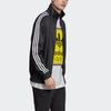 Adidas Originals Trefoil Stand Collar Sport Casual Striped Jacket Men Jacket Black ED7051