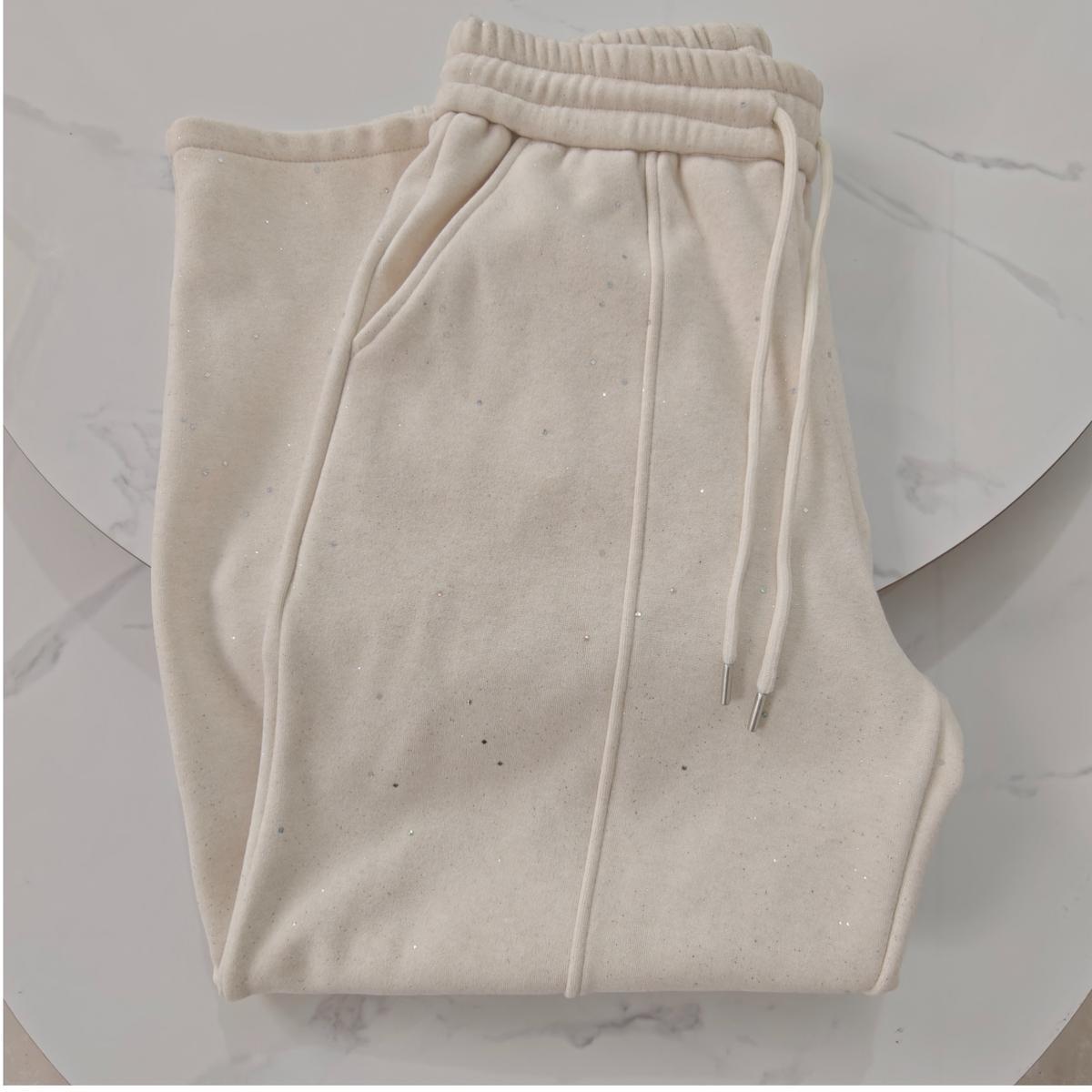 

2026 Fleece-Lined Curved Leg Pants M (100-120 jin)