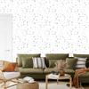 Gray small stars wallpaper for living room and bedroom 50x1000
