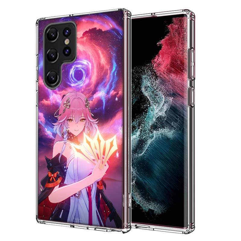 Game Wuthering Waves Changli Capa Phone Case For Samsung S26 Ultra S25 Edge Galaxy S23 S21 S20 S24 FE S22 S10 Plus Cover Clear T