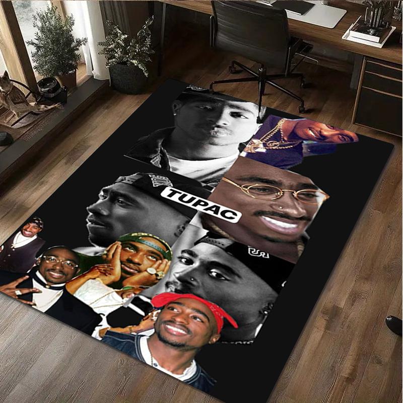 Rug Tupac Carpet Office Decorative Carpet For Living Room Bedroom Door Mat Floor Rug Computer Chair Area Rug