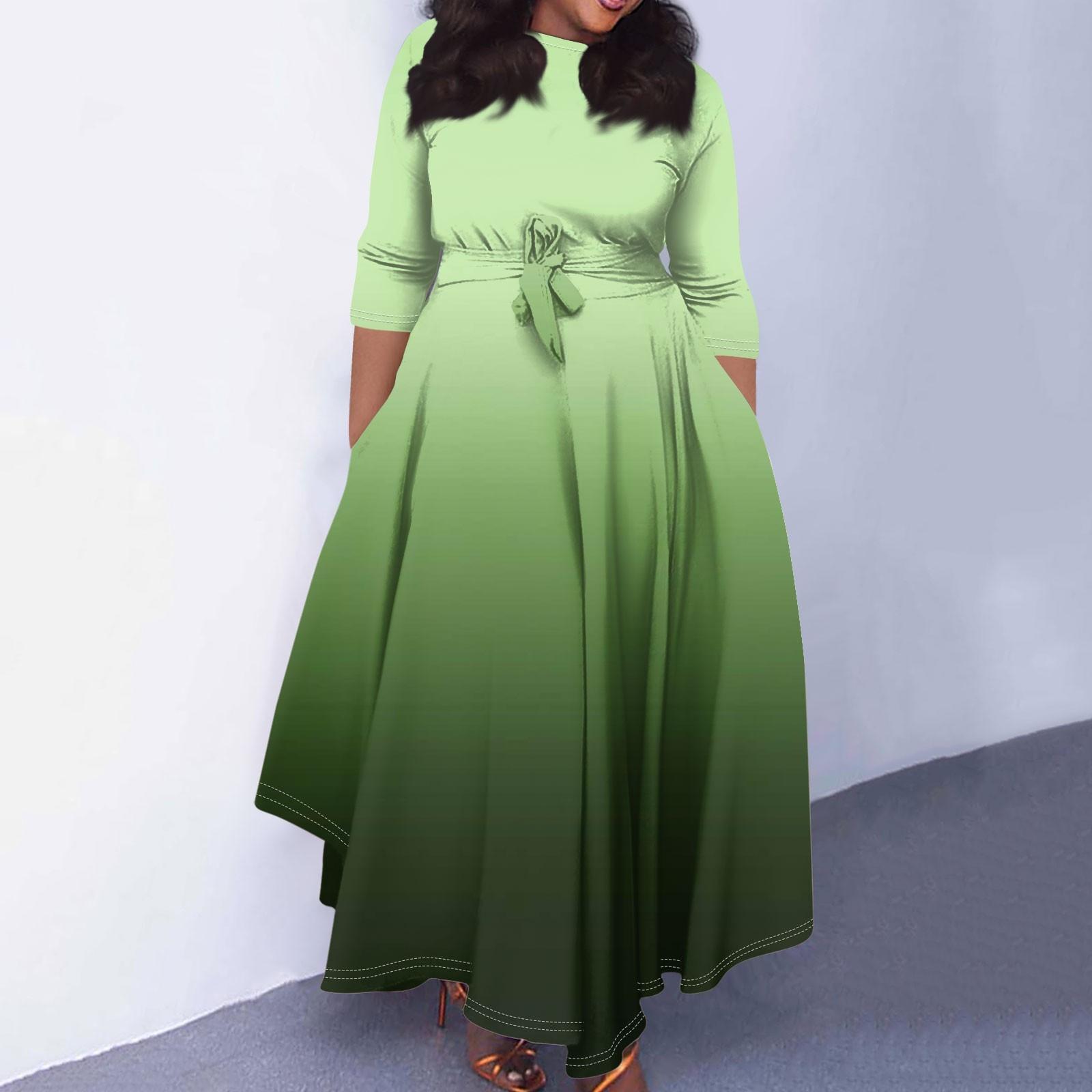 

Женское повседневное модное свободное платье большого размера с принтом, круглым вырезом и короткими рукавами, карманными бретелями XXXXXL