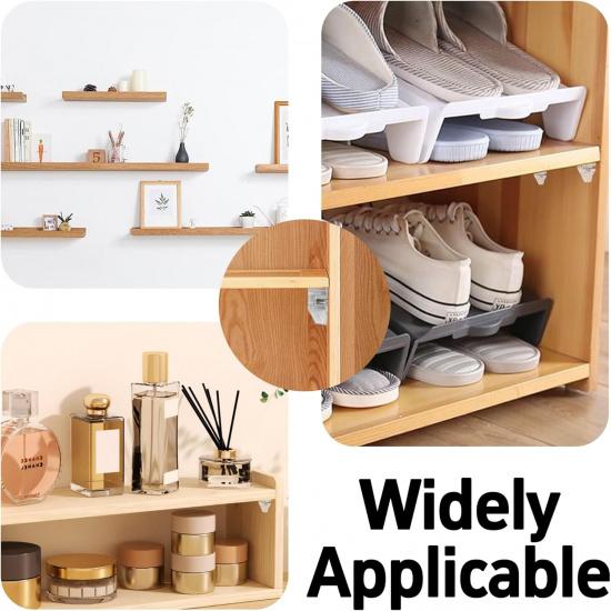 60PCS 5mm/0.2Inch Shelf Support Pins, Plastic Cabinet Shelf Pegs, Clear Shelf Support Pegs for Bookshelf, Kitchen, Display Cabinet