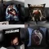 Horror Movies The Shining-S Pillow Case Anti-dustmite Pillowcase Invisible Zipper Silky Short Plush Sofa Cushion Cover