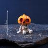 Halloween Miniature Figurine Bone Skull Coffin House Chair Halloween Mini Resin Cartoon Scary Ghost Statue Party Ornaments