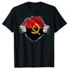 Hot Sale Proud Angola Flag T-Shirt Super Angolan Heritage Casual Fashion Loose Man Tshirt Streetwear Harajuku Y2k Male Tee