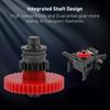 For 3D Printer Extruder Upgraded Double Gear Wear Resistance Nanometer Coated Hardened Steel For 3D Printer Parts