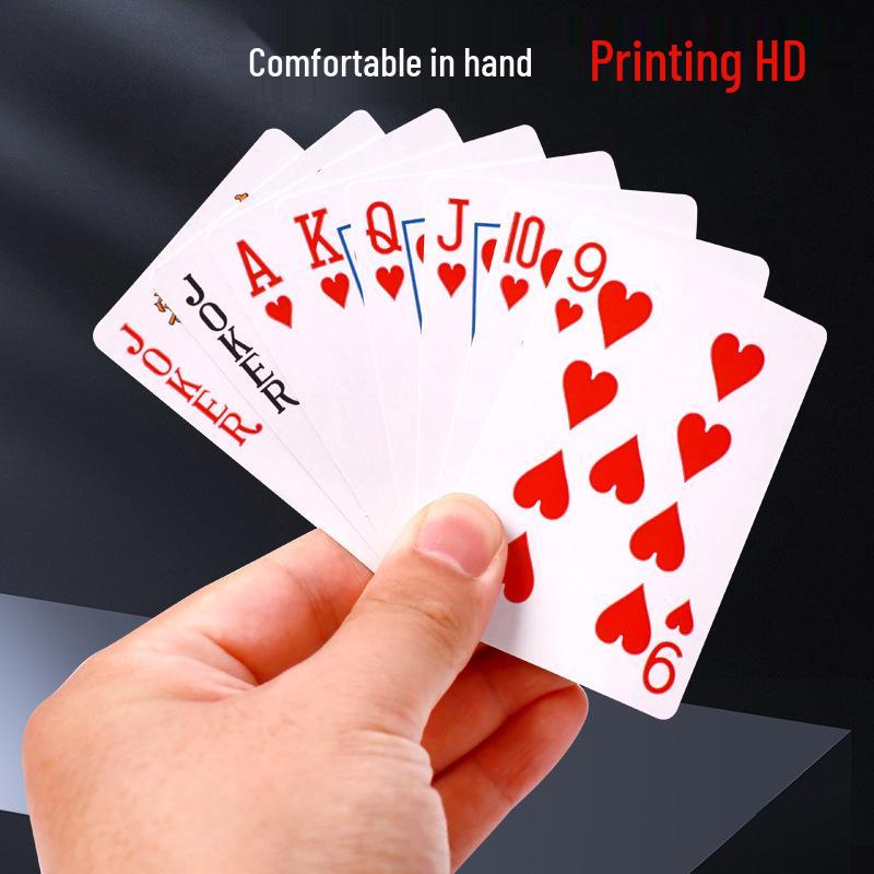 144 Decks of Genuine Binwang 2109/2110 Poker Cards - Thickened Red & Blue Combo for Adults