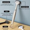 Silicone Tongue Scraper Brush Oral Cleaning Brush New Oral Cleaner Tools  for Daily Use And Travel