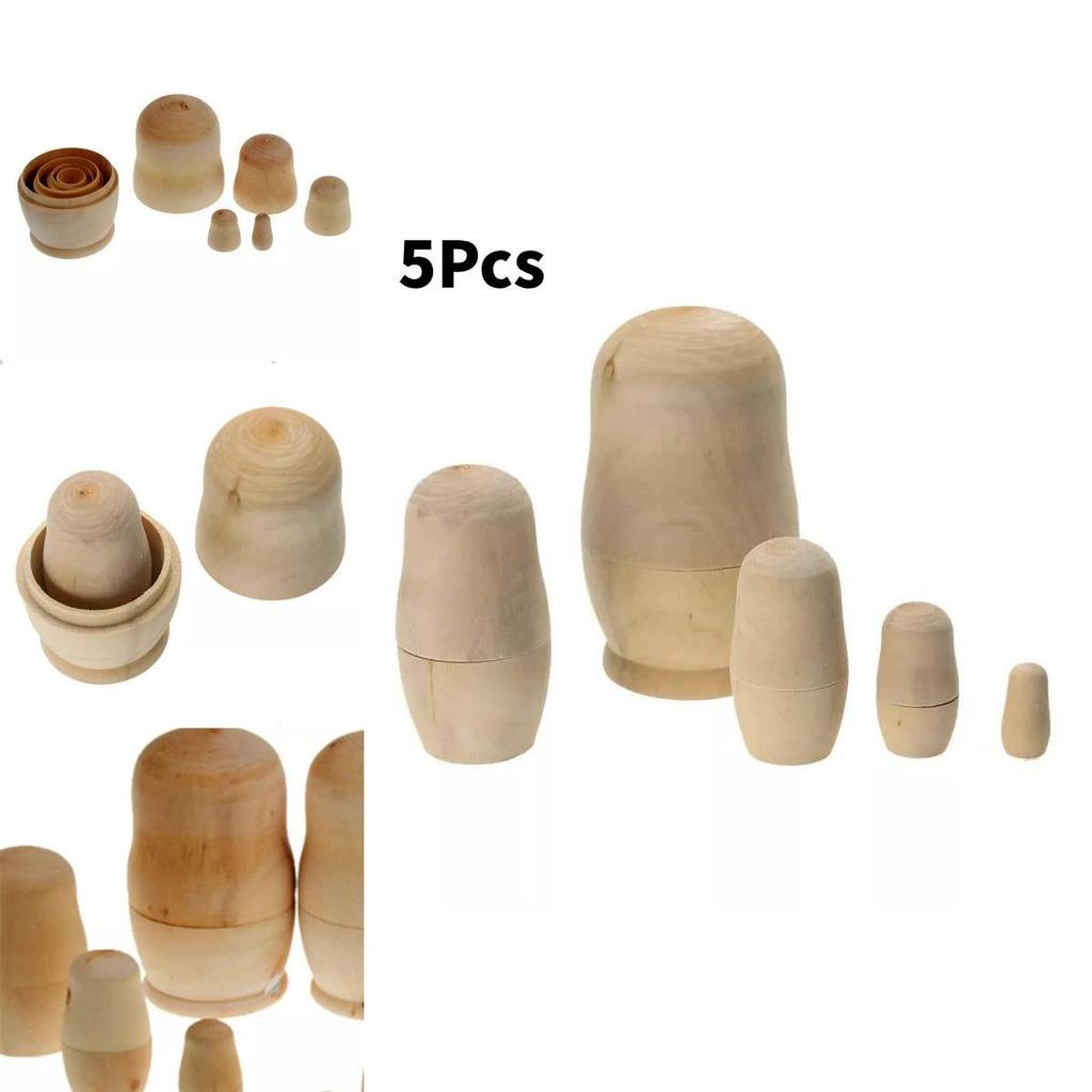 Charming Multi-purpose Wooden Russian Nesting Dolls Ideal For Celebrations And Events