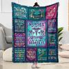 Nurse Humor Quotes Blanket Warmthful Decor Perfect for Livingroom Sofa Office Four Seasons Multipurpose Stylish Decor