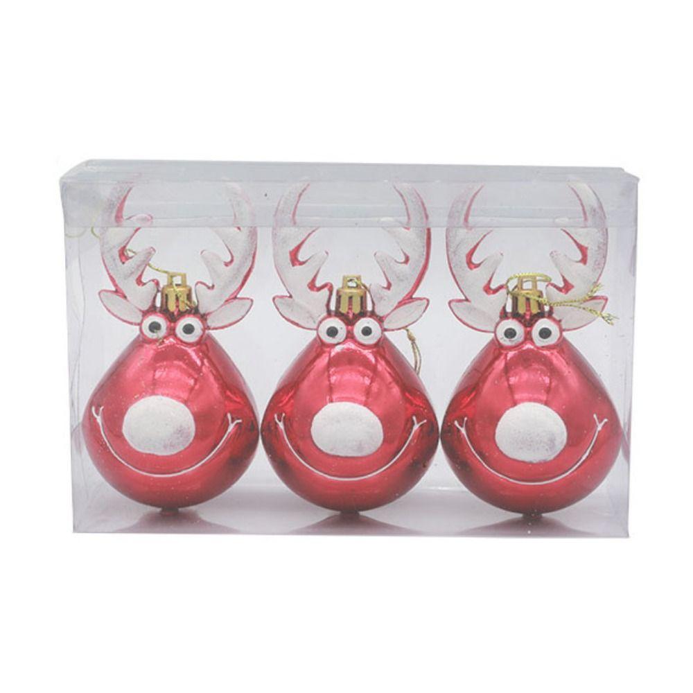 Electroplated Candy Pendant Plastic Xmas Tree Hanging Pendants Crafts Christmas Lollipop  Gift