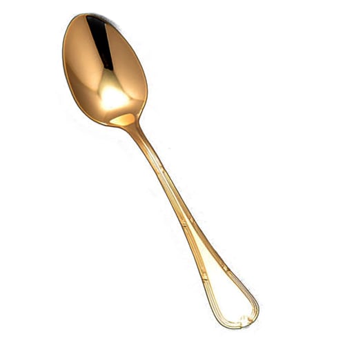 eve-mode TRIO 18-8 Largo Teaspoon, Gold-Plated Finish