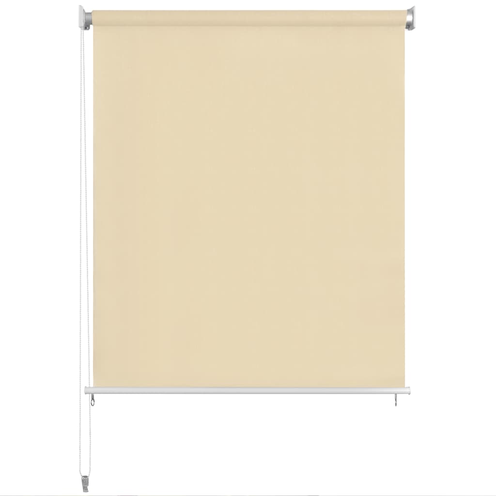 Exterior Roller Blind Cream 80x140 cm HDPE