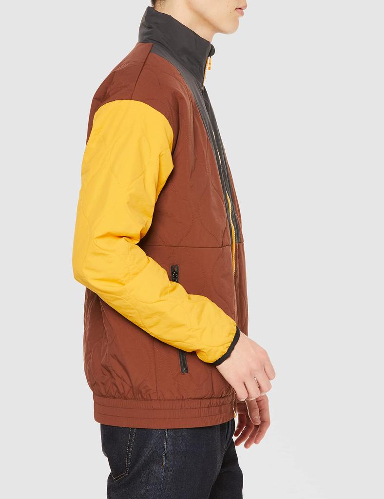 Jacket NB Athletics Full Zip Quilted Outerwear MJ23501 ROK S [New Balance] (Rich Oak)