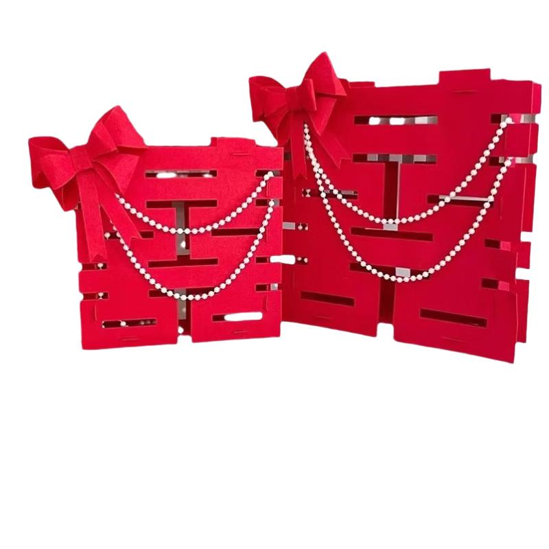 Wedding Double Happiness Cloth Garland