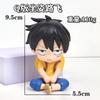 Skladem One Piece Nika Luffy Roronoa Zoro Nami Sanji Mini figurka Anime Kawaii Sedící hračky Stolní ozdoby do auta Model Dárky