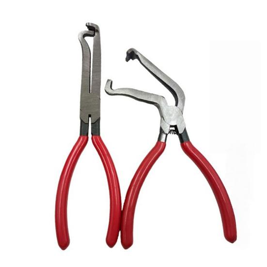 Wire Strippers Automotive Electrical Terminal Connector Separator Removal Tool 2-in-1 Straight Bent Head Disconnect Pliers